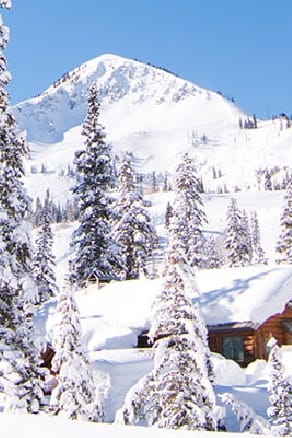 A beautiful view of Mount Millicent from the Milly Chalet at Brighton Resort